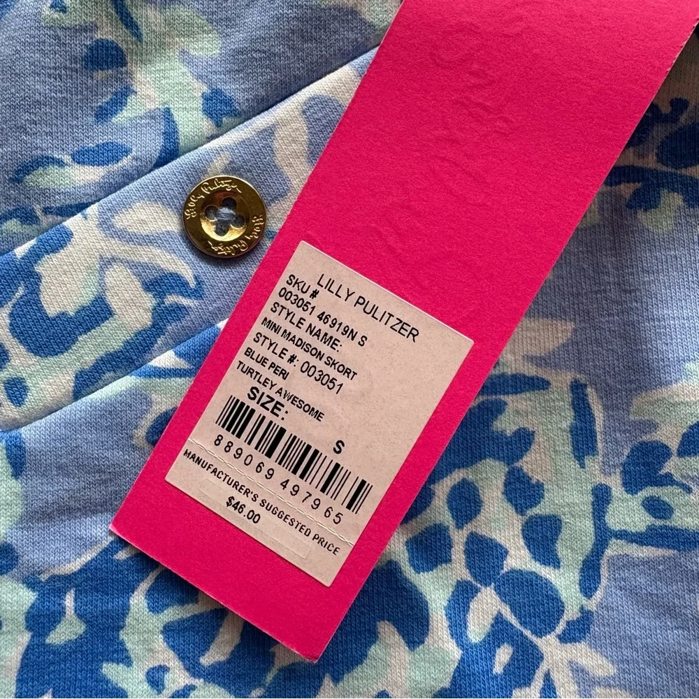 Lilly Pulitzer Mini Madison Skort Turtley Awesome Size‎ Small